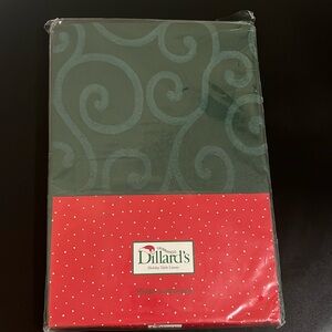 NWT Dillards Holiday Tablecloth